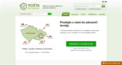 Desktop Screenshot of postabezhranic.cz